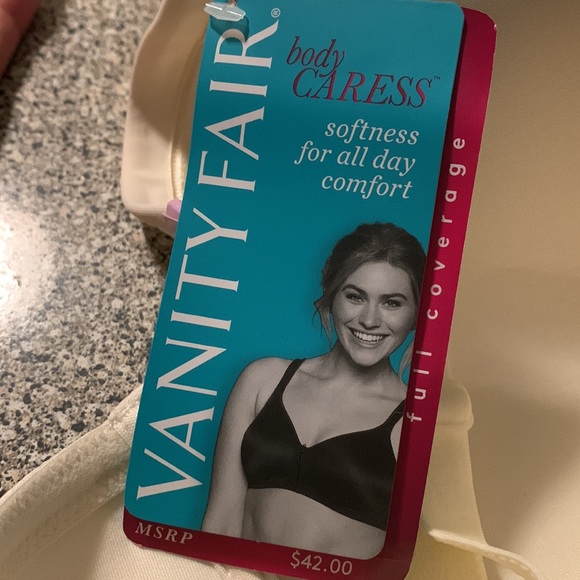 Vanity Fair Body Caress Full Coverage Bra Size 38D - Picture 6 of 15